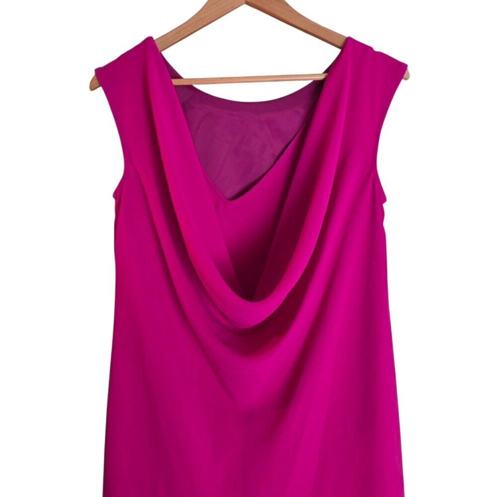 Women's - Trina Turk Horizon Draped Back Sheath Dress, Size 2 - Picture 9 of 10